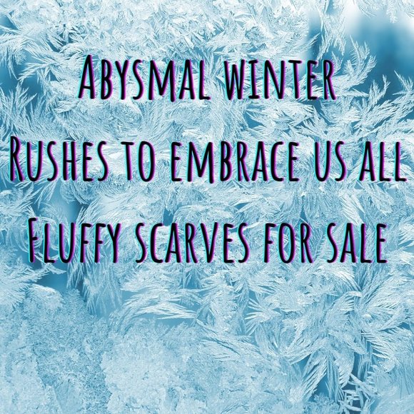 Fluffy scarves for sale! - Picture 2 of 2
